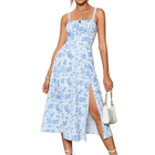 Light blue printed pattern