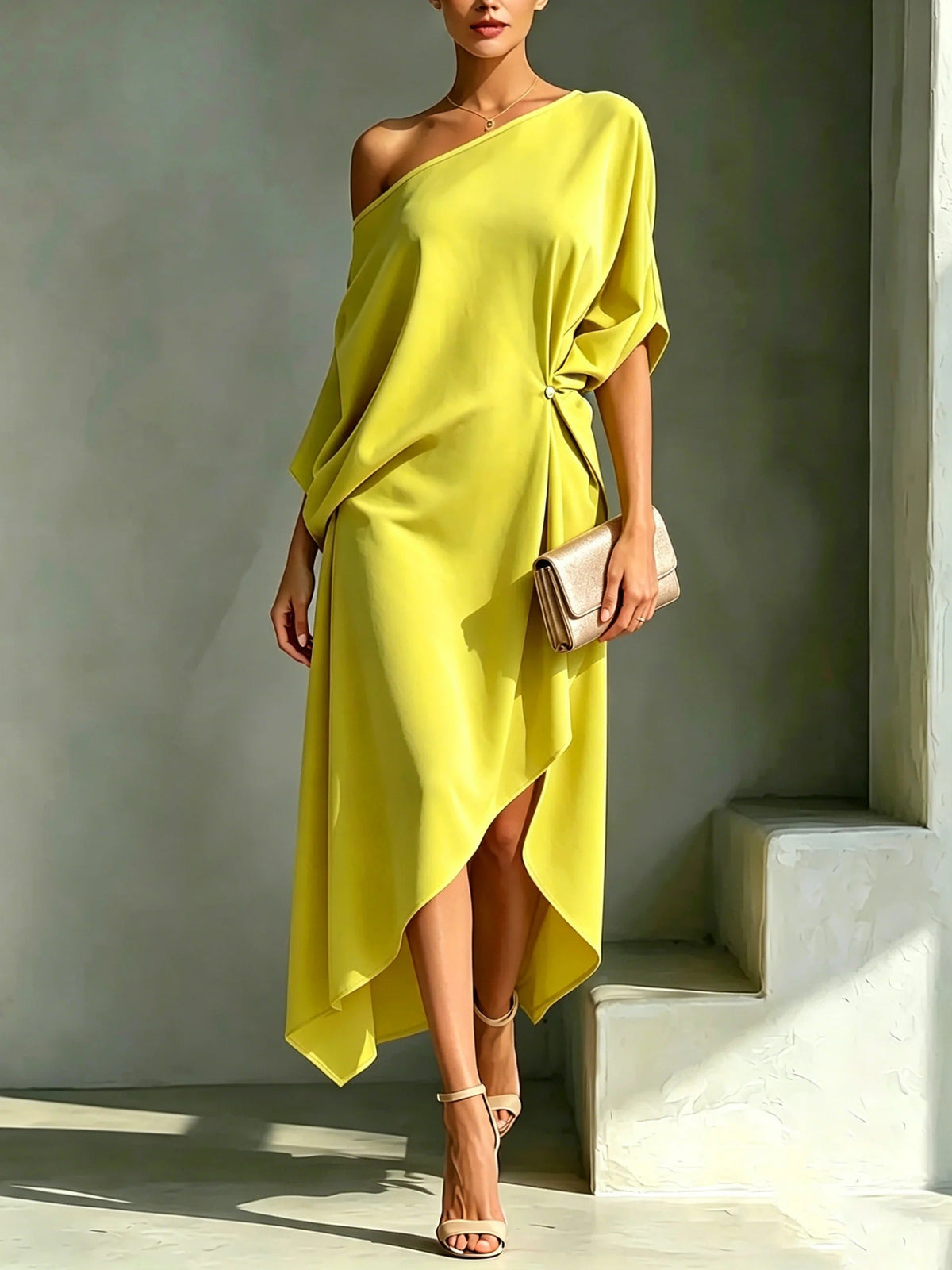 Camila - One-Shoulder Dress