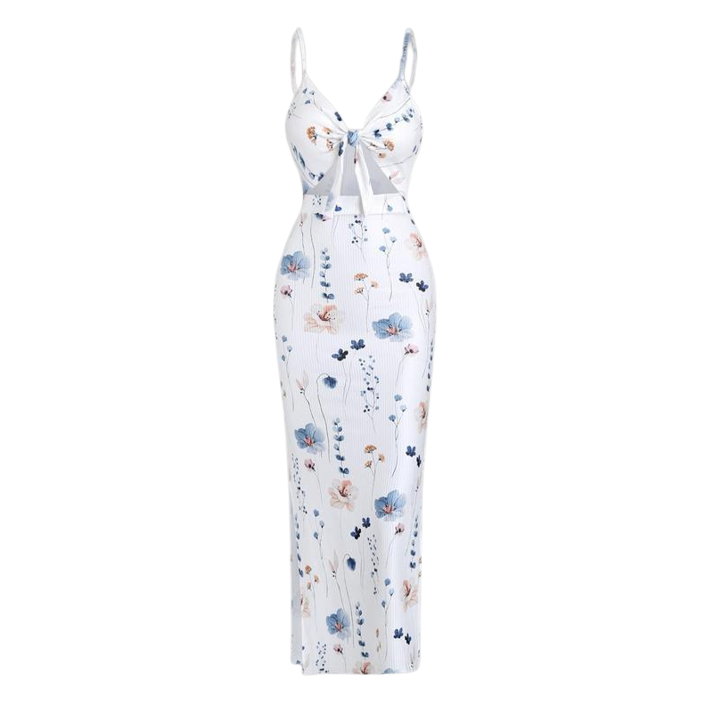 ROSE™ – Chic Knot Front Sleeveless Cami Dress