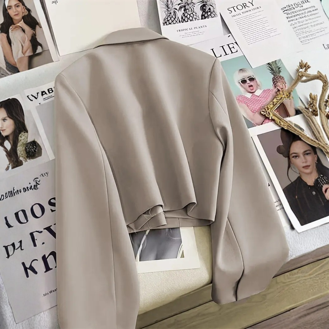 CORINNA™ – Sleek Lapel Fitted Blazer Jacket