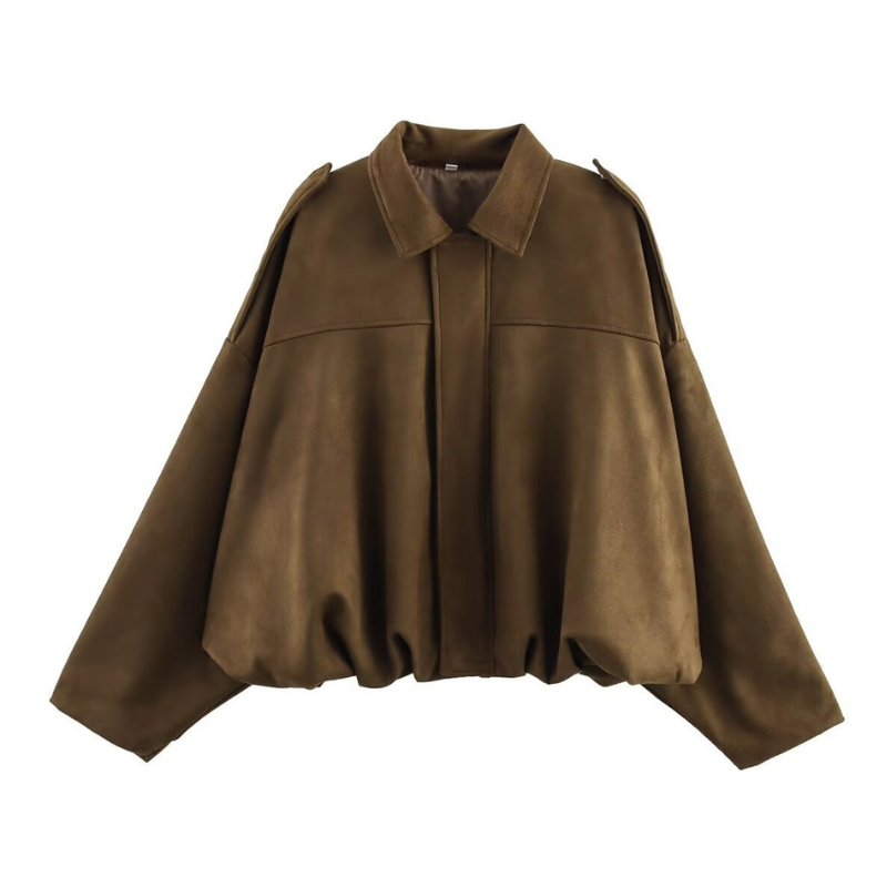 ANNA™ – Chic Cropped Pilot Jacket