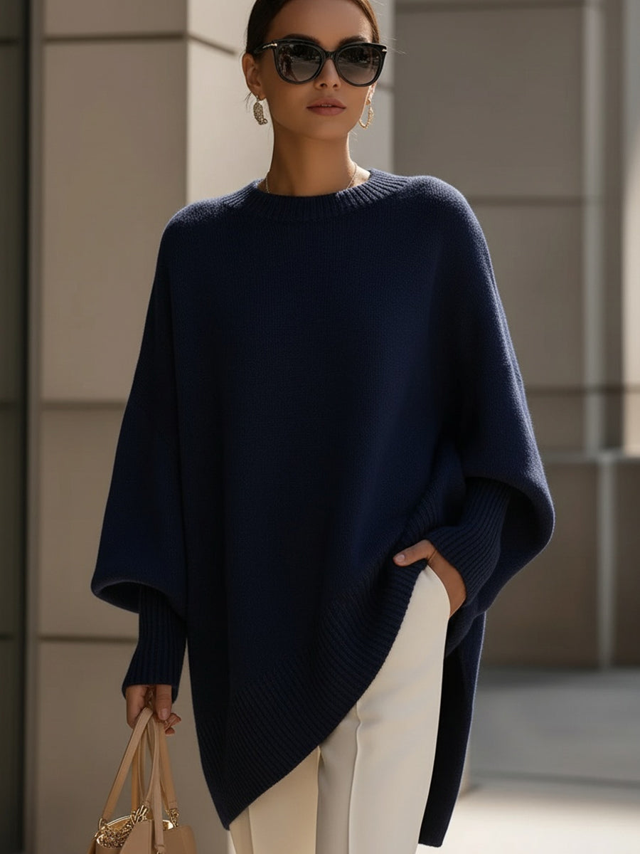 Lucinda | Relaxed Knit Poncho