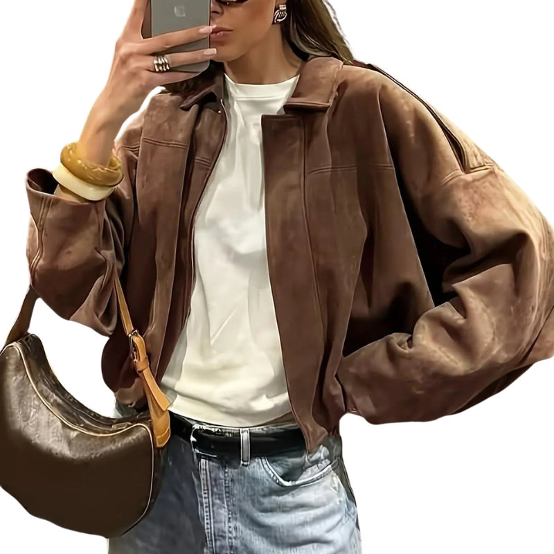 ALEENA™ – Relaxed Fit Military Style Jacket