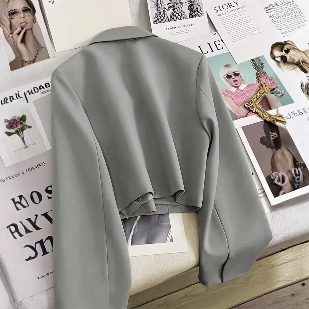 CORINNA™ – Sleek Lapel Fitted Blazer Jacket