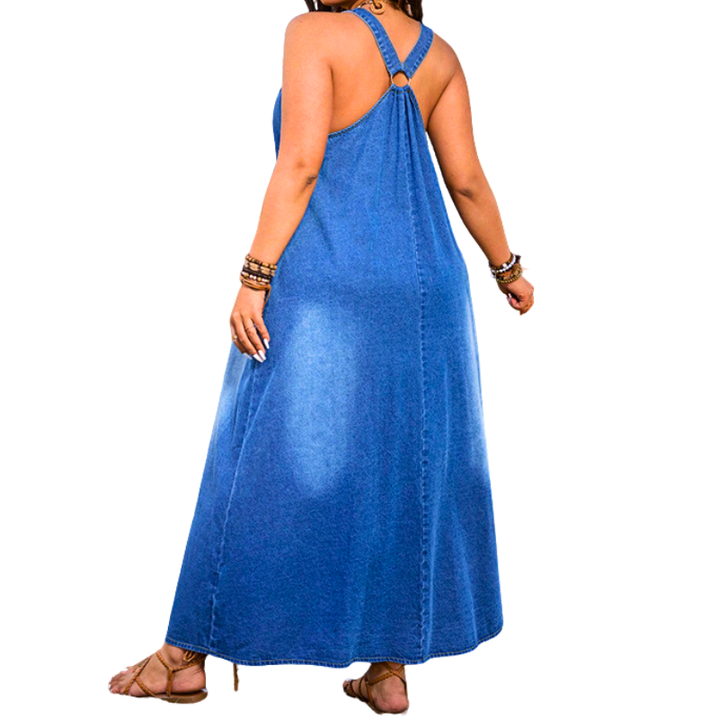 MALINE™ – Elegant Sleeveless Maxi Dress