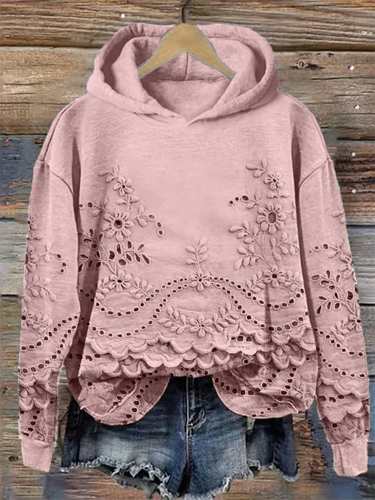 Saska™ | Chic Floral Hoodie