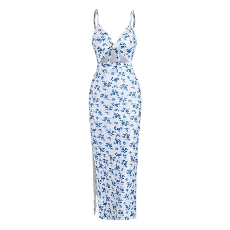ROSE™ – Chic Knot Front Sleeveless Cami Dress