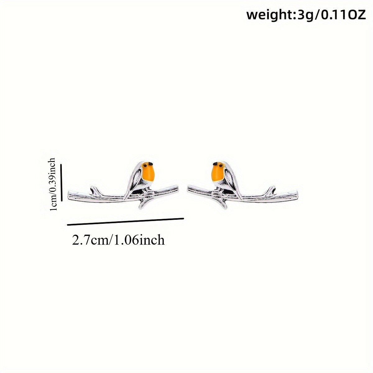 Playful Bird Earrings