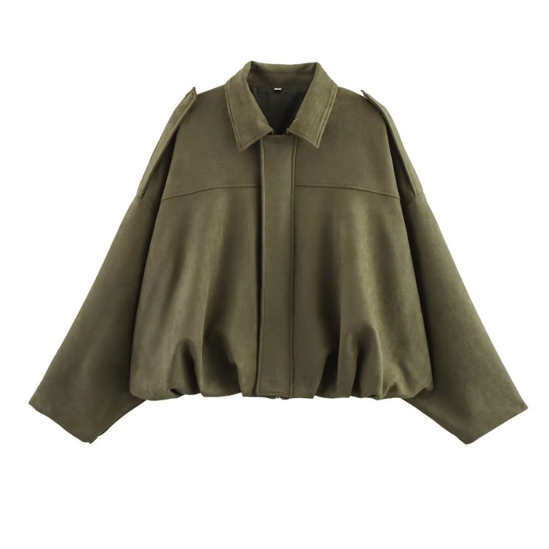 ANNA™ – Chic Cropped Pilot Jacket