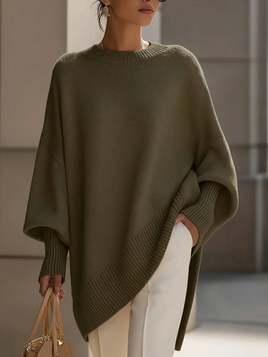 Lucinda | Relaxed Knit Poncho
