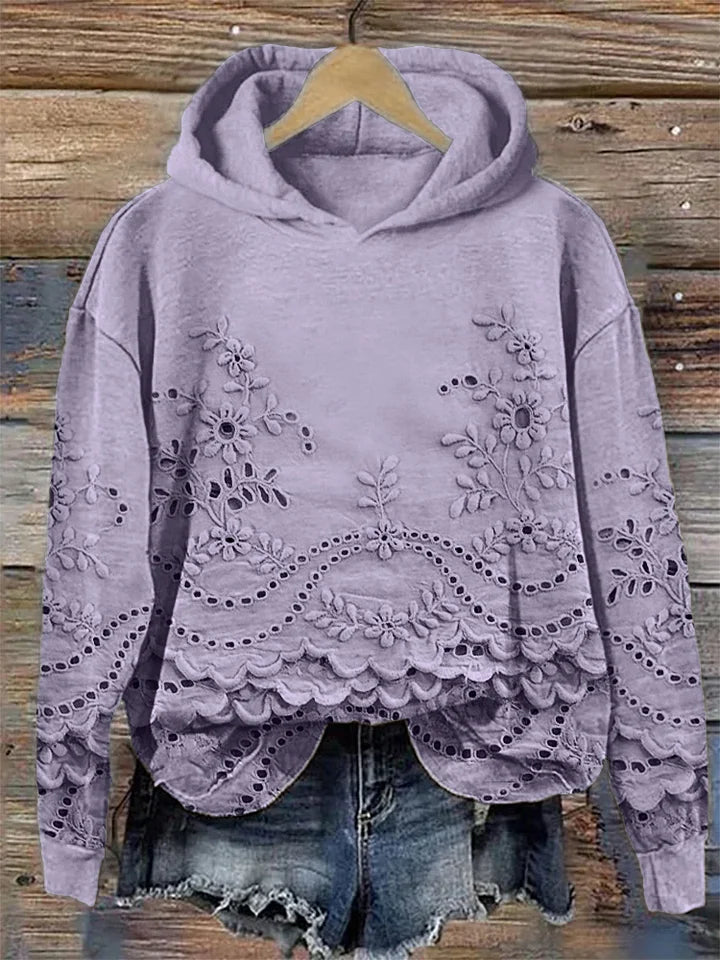 Saska™ | Chic Floral Hoodie