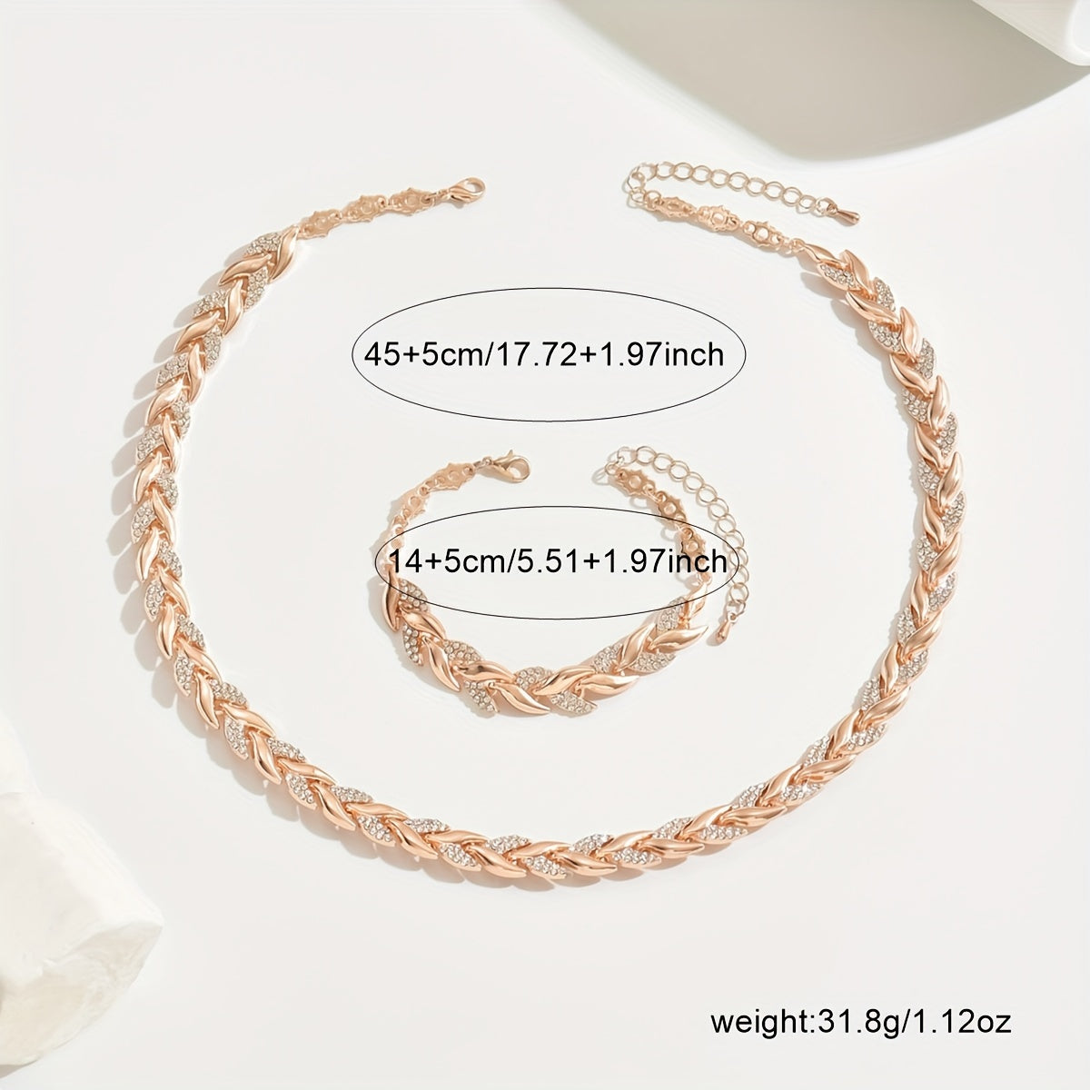 Crystal Fishtail Jewellery Set