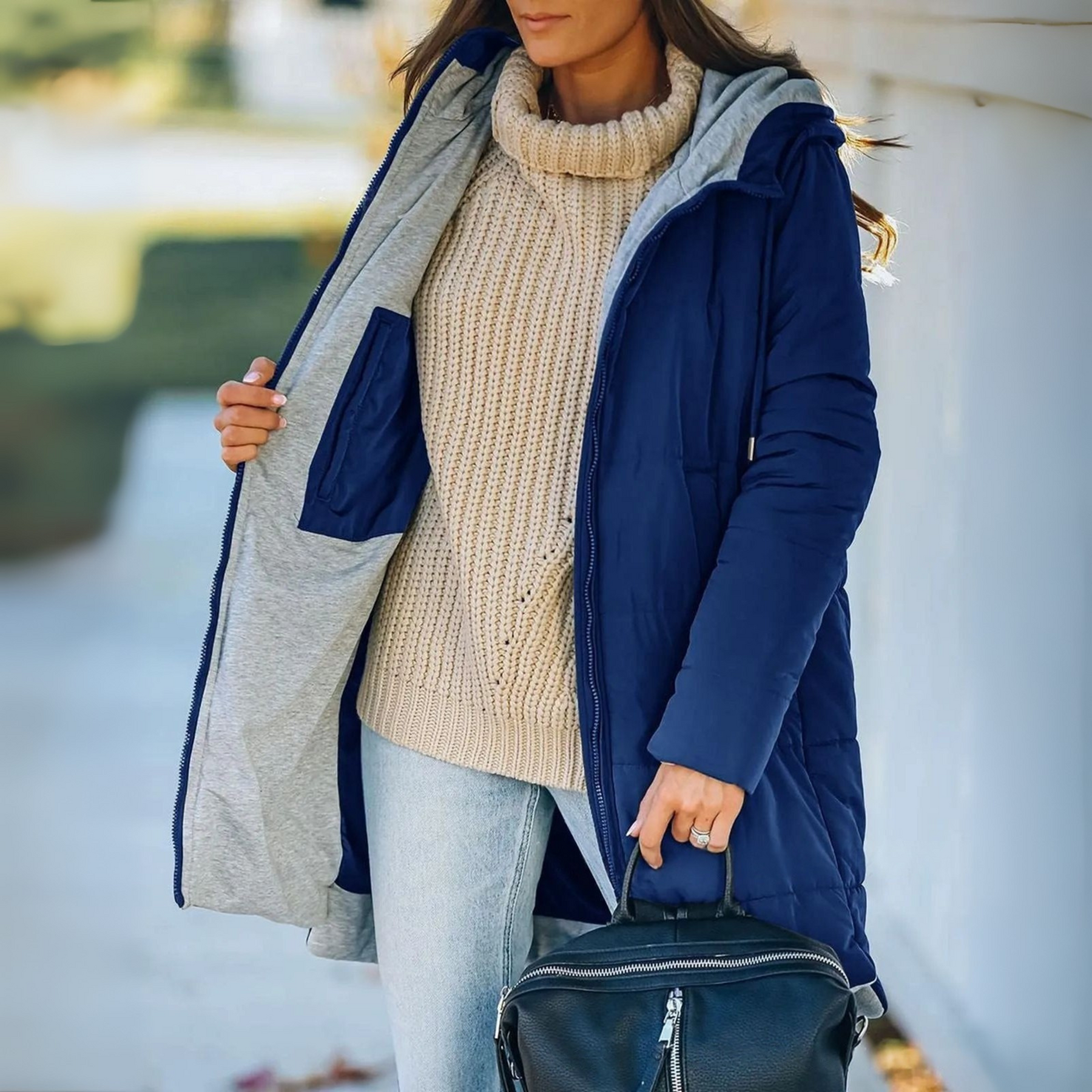 YILA™ - Casual Hooded Puffer Down Jacket