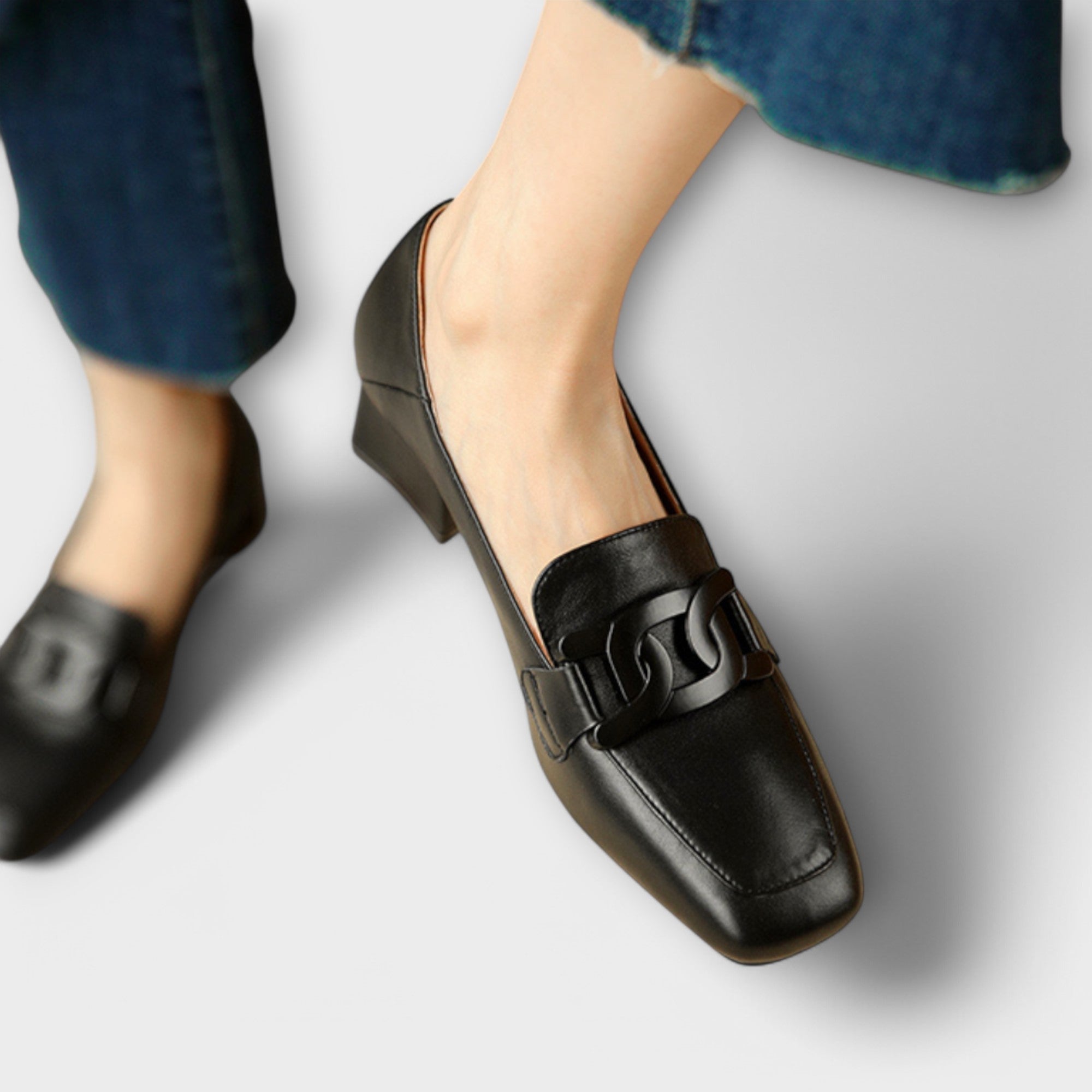 Monika | Elegant heeled loafers