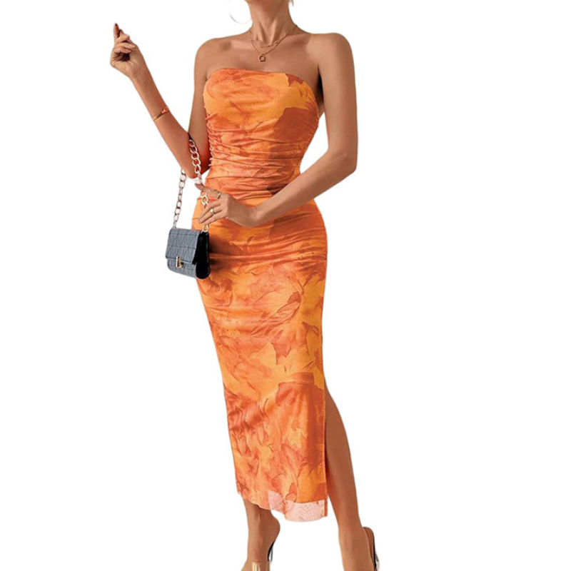 MINA™ – Modern Sleeveless Ruched Maxi Dress