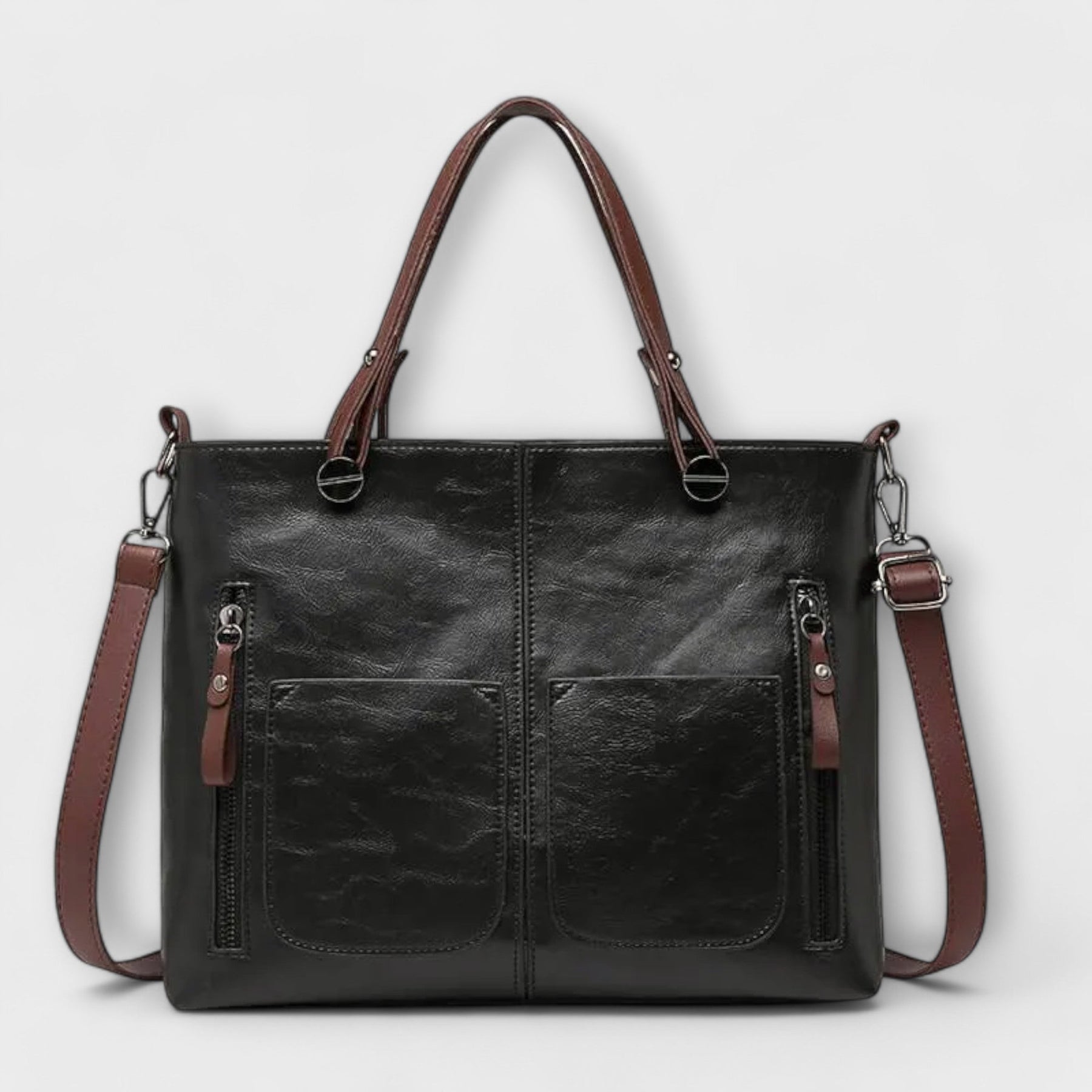 Serenya | Elegant Spacious Leather Bag