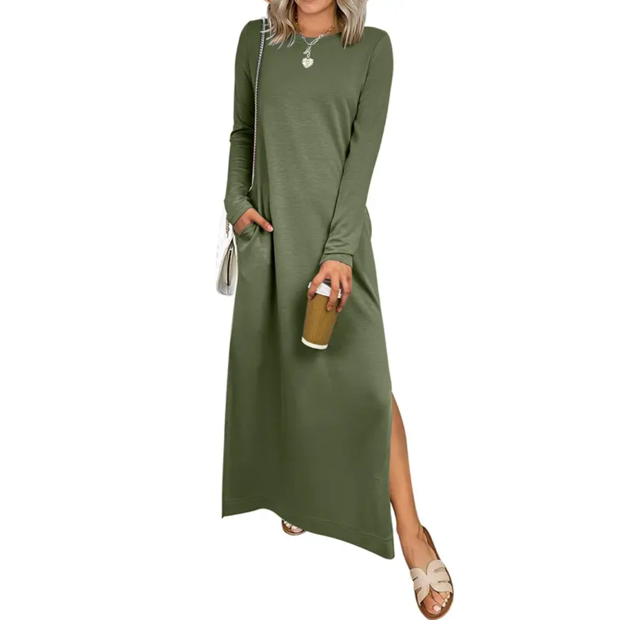 HADLEY™ – Relaxed Split Pocket Maxi Dress
