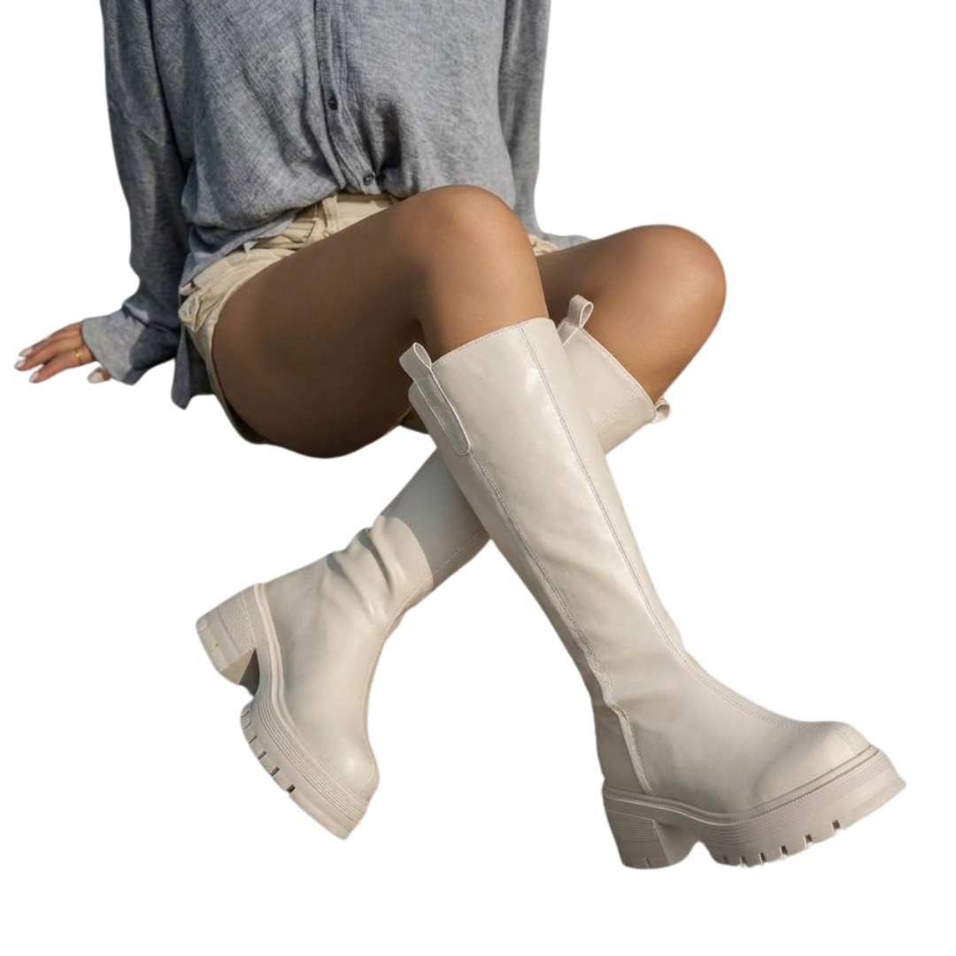 BRITTA™ – Cozy Fleece-Lined Tall Shaft Booties