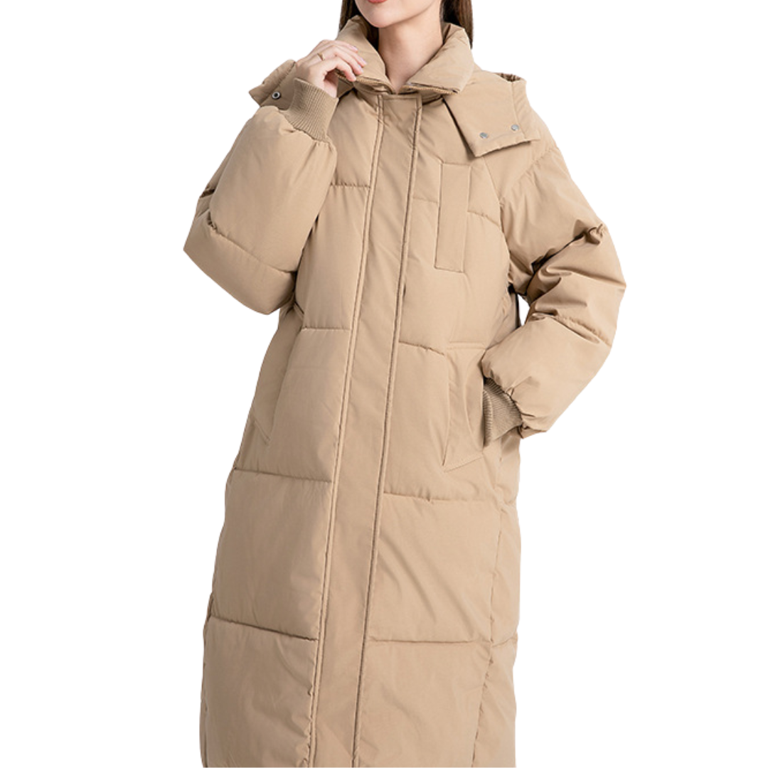 WINTARA™ – Cozy Oversized Hooded Long Puffer Coat
