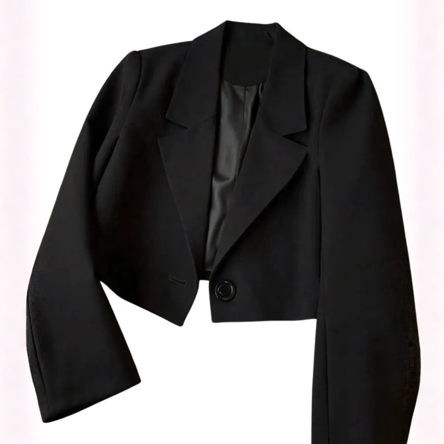 NATALIE™ – Chic Cropped Structured Blazer