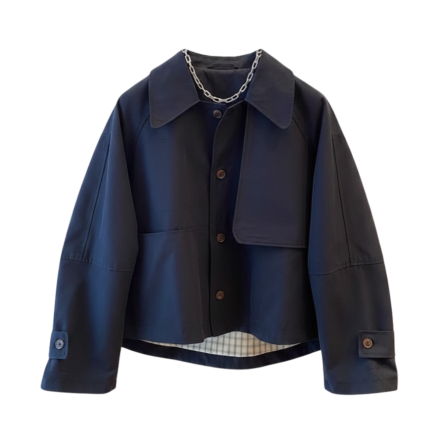 LISBON™ – Korean Workwear Loose Short Jacket