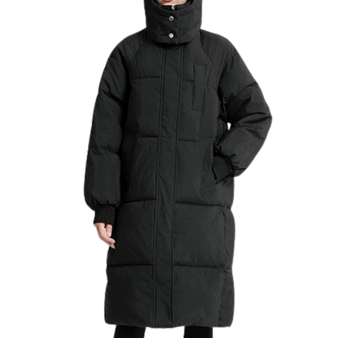 WINTARA™ – Cozy Oversized Hooded Long Puffer Coat
