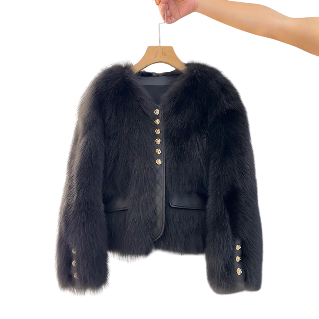 COSETTE™ – Korean Faux Fox Fur Coat