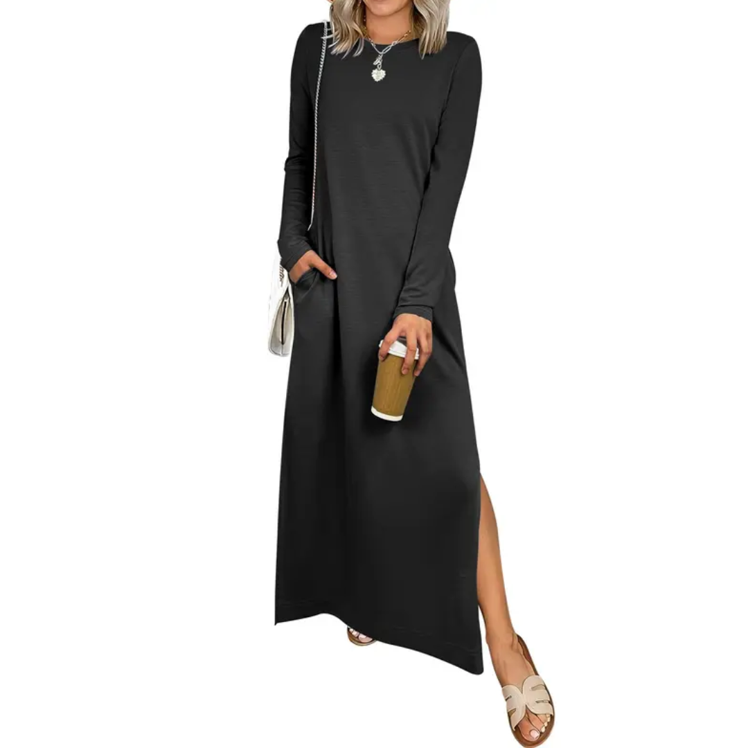 HADLEY™ – Relaxed Split Pocket Maxi Dress