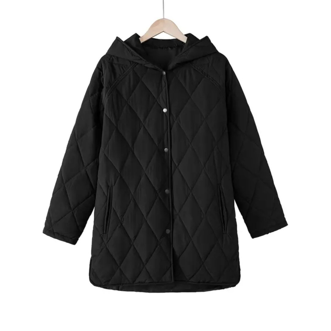 NYLA™ – Cozy Diamond Quilted Puffer Jacket