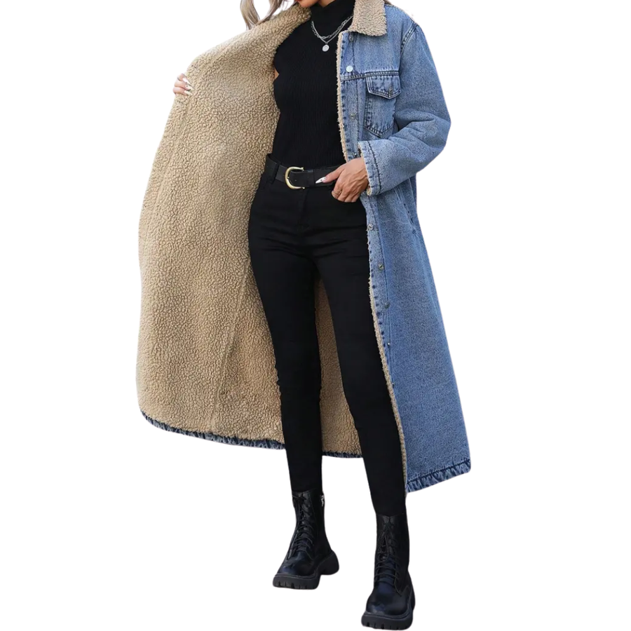 JUNEAU™ – Relaxed Fleece-Lined Denim Jacket