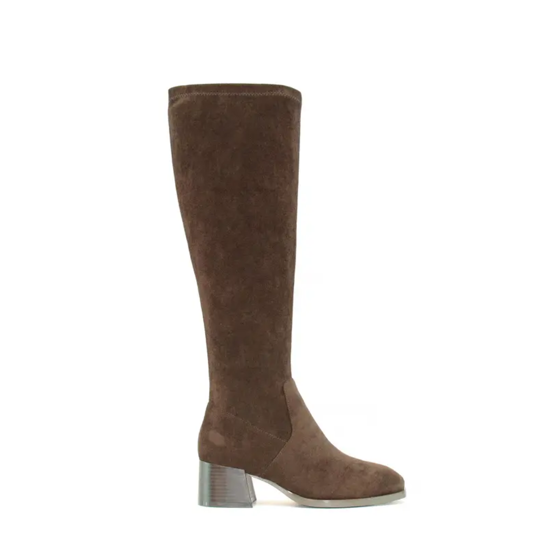 VADA™ – Bold High-Top Suede Knee Boot