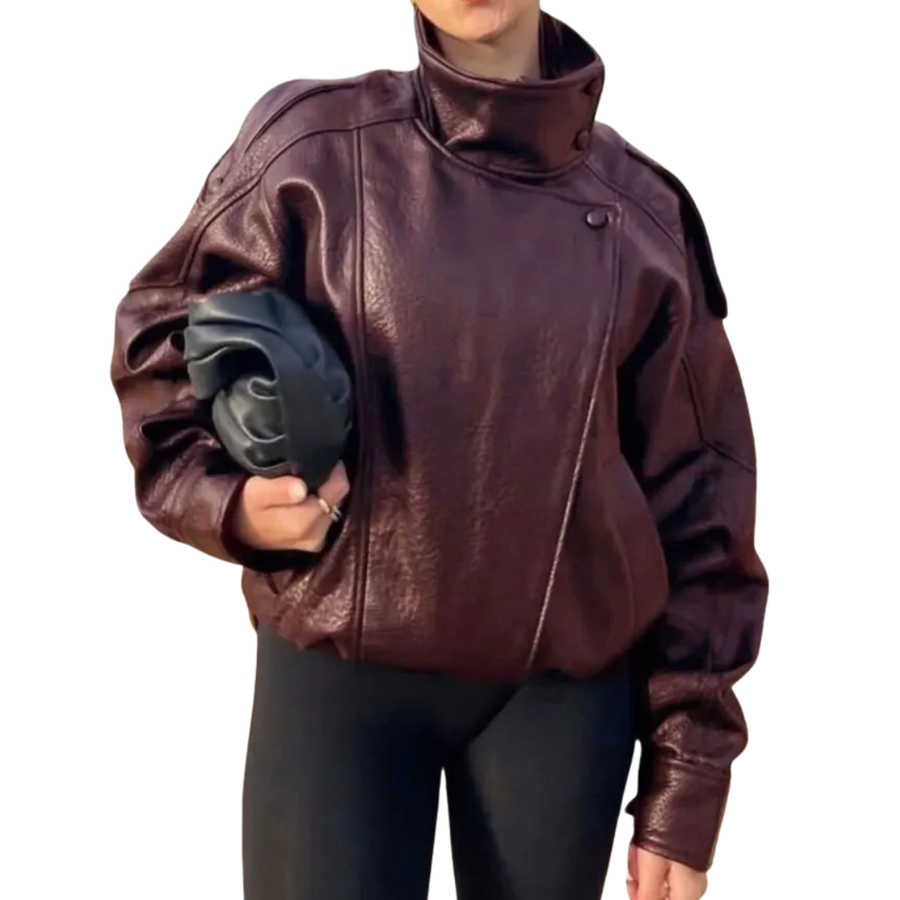 HENDRIX™ – Vintage Street Lychee Leather Jacket