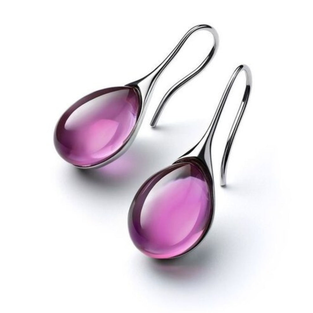 Velvet | Chic Hanging Crystal Earrings