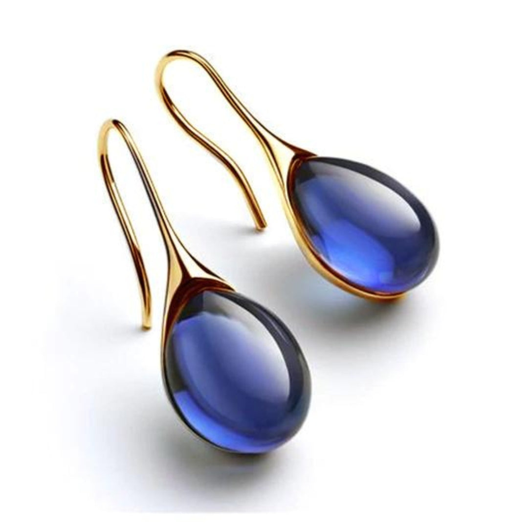 Velvet | Chic Hanging Crystal Earrings