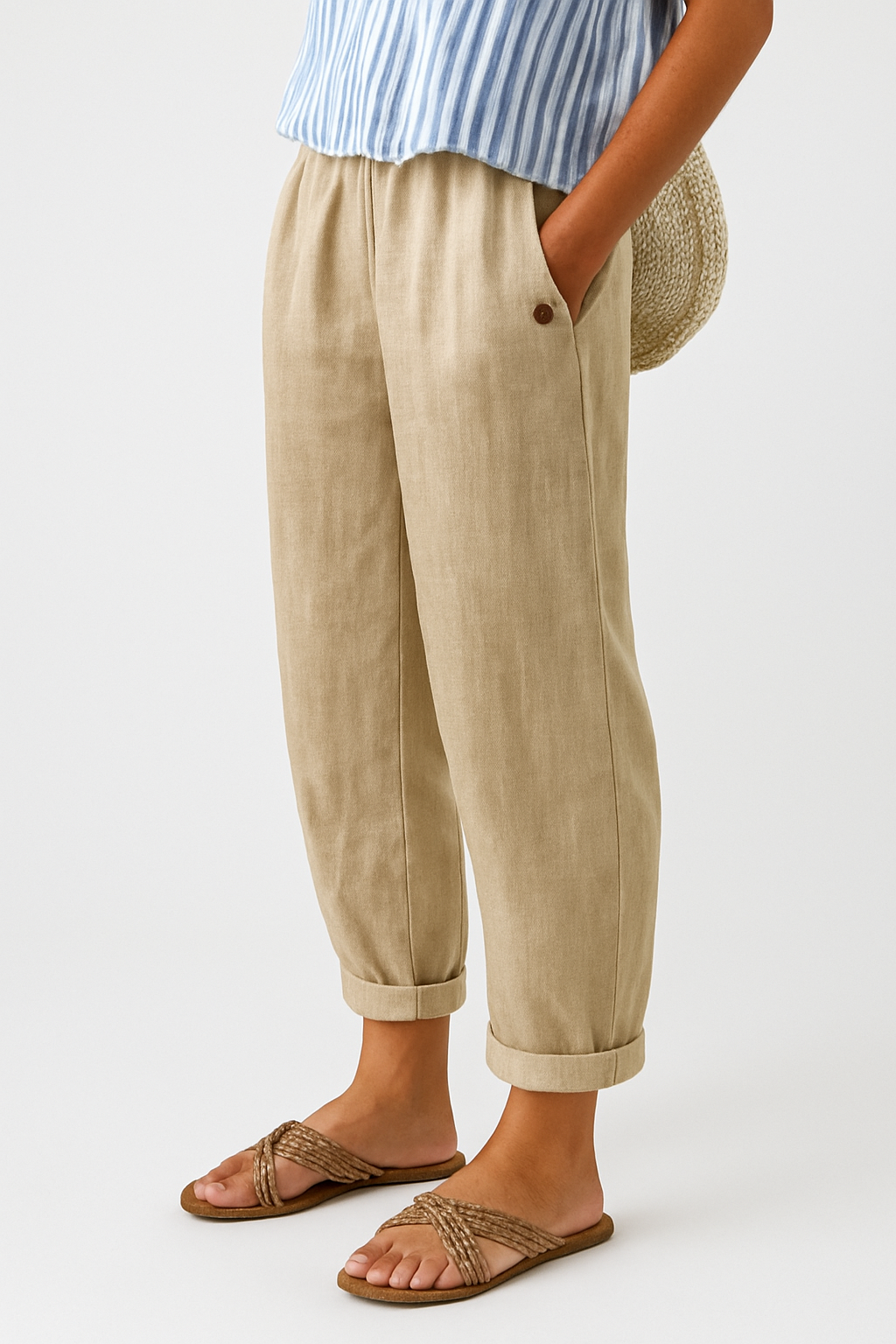 Wanda | Stylish Pants With Side Pockets