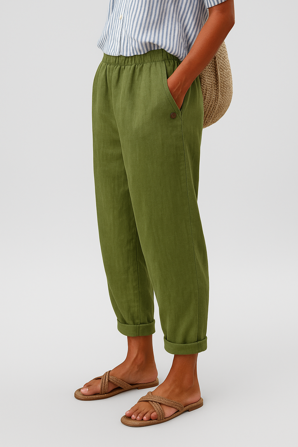 Wanda | Stylish Pants With Side Pockets