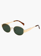 Gold Frame | Green Lens