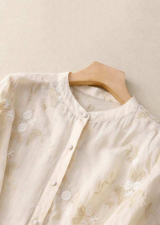 Courtney | Chic Blouse with Floral Accents