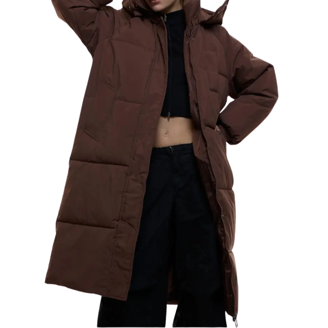 WINTARA™ – Cozy Oversized Hooded Long Puffer Coat