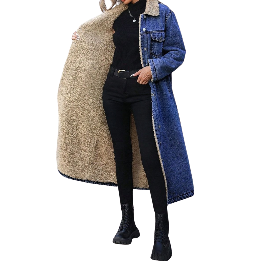 JUNEAU™ – Relaxed Fleece-Lined Denim Jacket