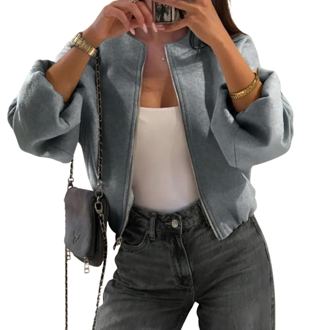 RYLAN™ – Sporty Zip-Up Pilot Jacket Coat