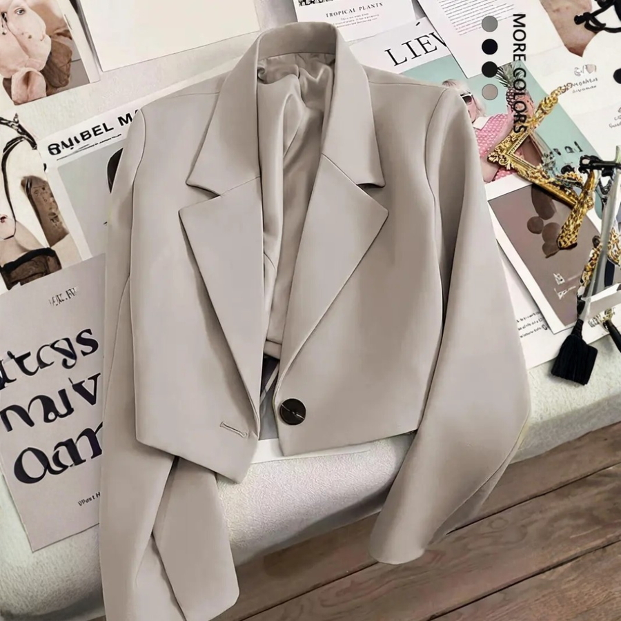 CORINNA™ – Sleek Lapel Fitted Blazer Jacket