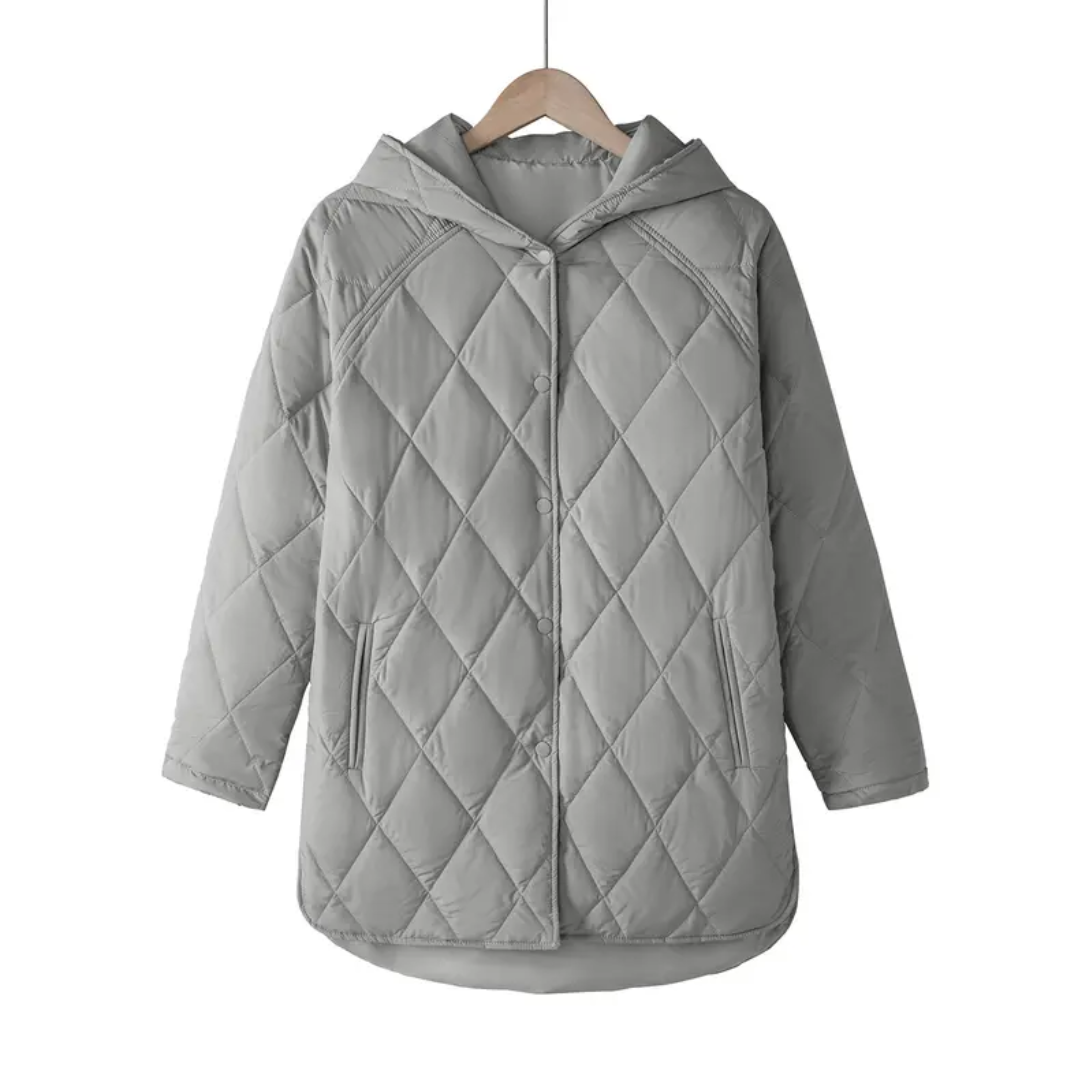 NYLA™ – Cozy Diamond Quilted Puffer Jacket