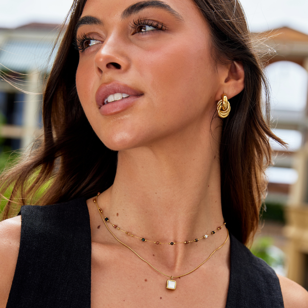 Minimalist Stone Pendant Necklace
