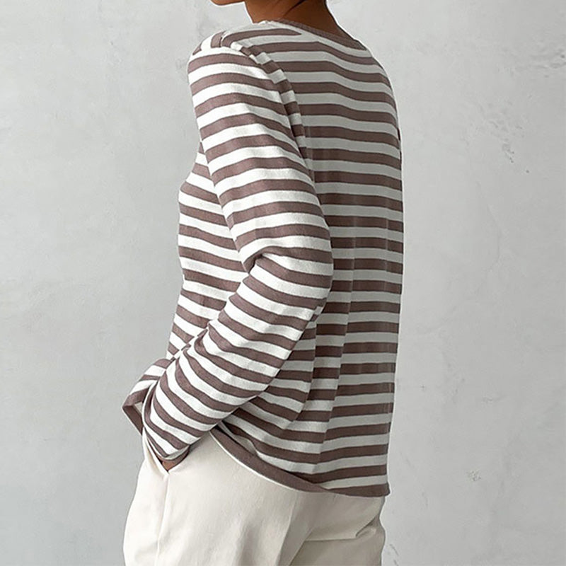 Dana | Elegant Striped Summer T-Shirt