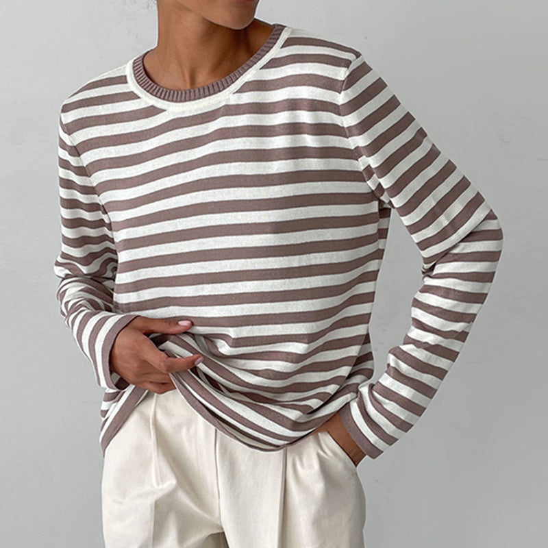 Dana | Elegant Striped Summer T-Shirt