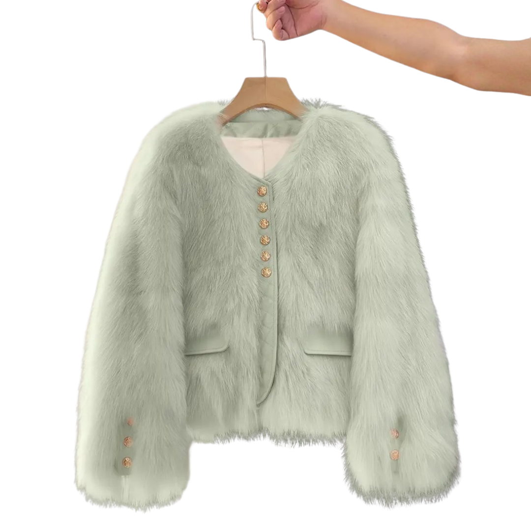 COSETTE™ – Korean Faux Fox Fur Coat