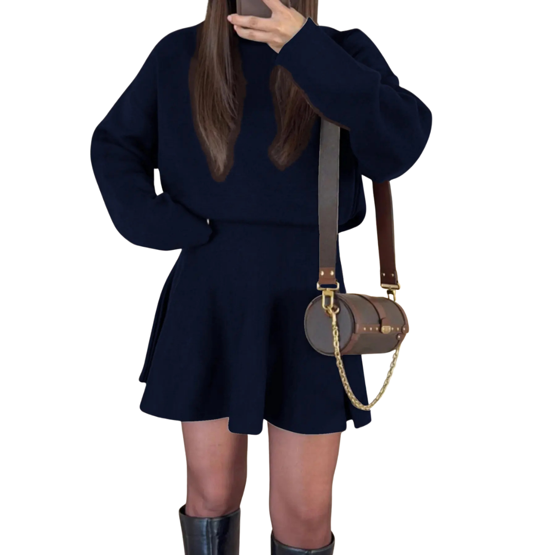 PATRICE™ – Cozy  Long Sleeve Dress