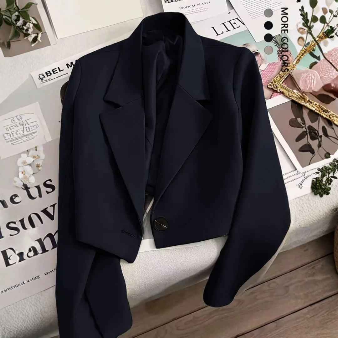 CORINNA™ – Sleek Lapel Fitted Blazer Jacket