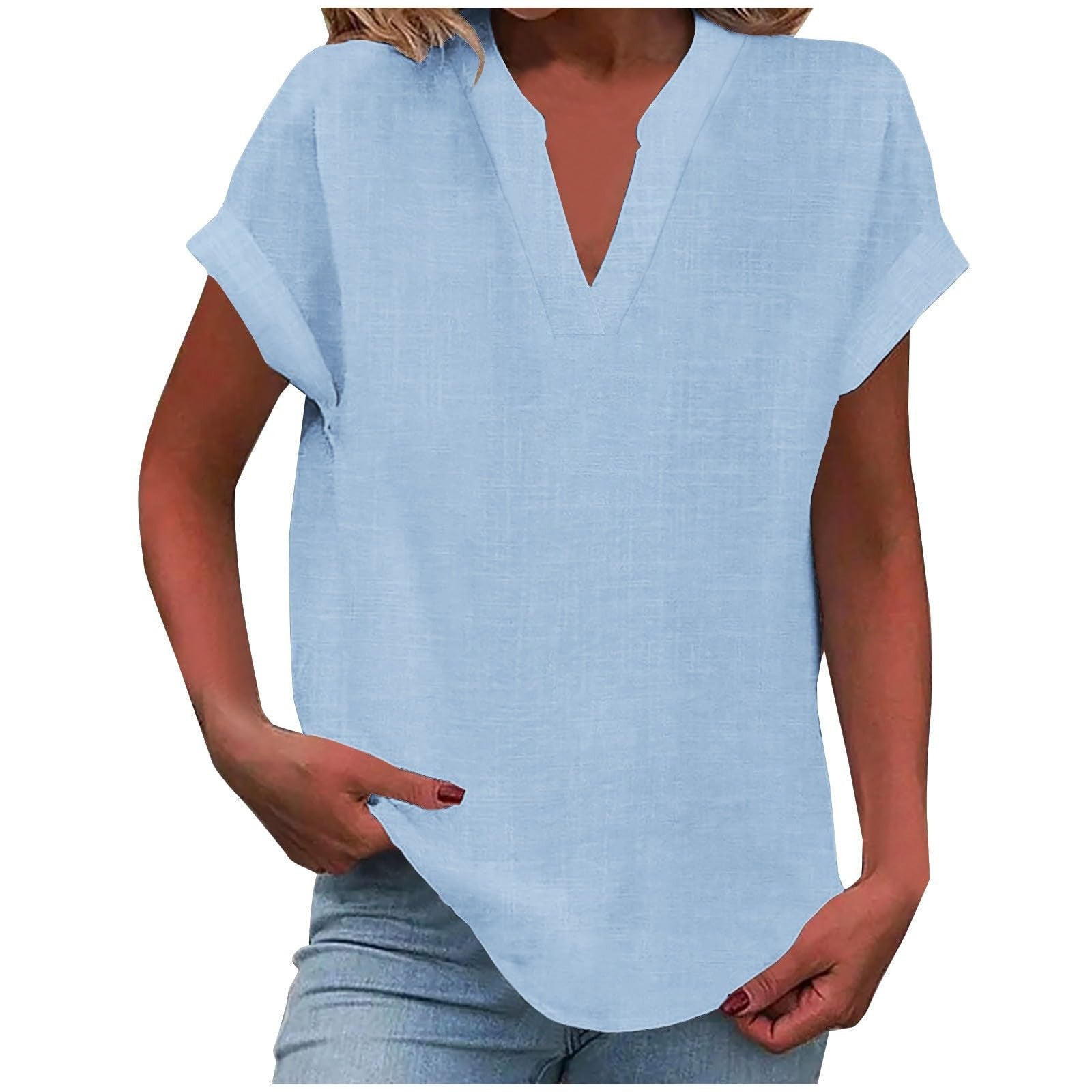 Lexi | Relaxed V-Neck Blouse